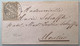 BRIEFLI / LETTRE MINIATURE: ZNr 28 MOUTIER 1871 Luxus Brief (Schweiz 1862 Sitzende Helvetia Mini Cover Enveloppe BE - Storia Postale