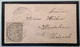 BRIEFLI / LETTRE MINIATURE: #28 BAHNPOST 1873 Luxus Brief  (Schweiz 1862 Sitzende Helvetia Mini Mourning Cover Enveloppe - Cartas & Documentos