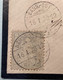 BRIEFLI / LETTRE MINIATURE: #28 BAHNPOST 1873 Luxus Brief  (Schweiz 1862 Sitzende Helvetia Mini Mourning Cover Enveloppe - Lettres & Documents