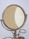 Delcampe - *ANCIENNE GLACE BARBIERE PIED METAL Chromé Supports Accessoires Vides Miroir     E - Miroirs