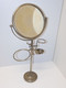 Delcampe - *ANCIENNE GLACE BARBIERE PIED METAL Chromé Supports Accessoires Vides Miroir     E - Mirrors