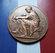 FRANCE NORD MEDAILLE ATTRIBUEE A CLEMENT H. 1951 BRONZE SIGNEE F.CHABAUD.F. 50.5MM 54.5GR - Professionnels / De Société