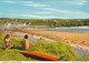 Lahinch Co. Clare Ireland, Beach Scene Surfing Area, C1970s Vintage Postcard - Clare