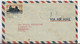 NOUVELLE CALEDONIE 10FR SEUL LETTRE COVER AVION NOUMEA 11.7.1949 TO USA - Briefe U. Dokumente