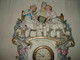 O1 / Horloge Cartel Céramique Porcelaine / Faïence  Marquée En Creux Allemagne 4111 Germany - Wanduhren