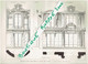 3 PLANS DESSINS 1898 PARIS 2° IMMEUBLE 101 RUE REAUMUR ET RUE DE CLERY ARCHITECTE ALBERT WALWEIN - Paris