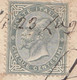 R17 - REGNO - USI FISCALI - Annuncio "AFFITTASI" Del 23 Luglio 1873 A Brescia Regolarizzato Con Cent. 5 Grigio Verde DLR - Fiscale Zegels