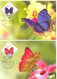 2013. Moldova, Exotic Butterflies, From The Collection Of Nationl Museum,  4 Maxicards,  Mint/** - Moldova