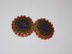 Delcampe - *BELLES BOUCLES De CAPE Tour Perles CORAIL EMAUX CALLIGRAPHIE ORIENTALE BIJOU   E - Andere & Zonder Classificatie