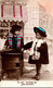Enfant - Duo - Vente De Marrons Chauds  Ils Sont Bouillants  - Série Croissant N°3412/2 - Collections, Lots & Series