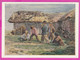 278505 / Russian Painter Art Vladimir Makovsky - Game Of  "Knucklebones" 1870 Little Boys House Chicken PC 1960 USSR - Jeux Régionaux