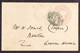 1846 1D PINK ENVELOPE Cancelled By BLUE "479" Of Ludlow, Addressed To Craven Arms, Ludlow Cds On Reverse. (Shropshire).  - Autres & Non Classés