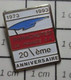 710d Pin's Pins / Beau Et Rare / THEME : SPORTS / PARACHUTISME PARACHUTES DE FRANCE 20e ANNIVERSAIRE 1973 1993 - Parachutisme