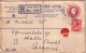 GRANDE BRETAGNE - ENTIER POSTAL DE LONDRES POUR L'ALLEMAGNE - RECOMMANDE - 14 JANVIER 1929 - Entiers Postaux