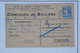 BB12 FRANCE BELLE CARTE  LETTRE CURIOSITé RARE 1932 CONCOURT DE BALLONS QUI ATERRI A EISSCBACH GERMANY+ AFFRANC.MIXTE++ - 1927-1959 Lettres & Documents