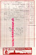 TUNISIE -BIZERTE-RARE FACTURE F. CHRISTIN -EPICERIE FINE-CAVES LAMBLOT-FELIX LACRAZ- AVENUE FRANCE -BENEDICTINE 1929 - Andere & Zonder Classificatie
