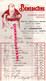 TUNISIE -BIZERTE-RARE FACTURE F. CHRISTIN -EPICERIE FINE-CAVES LAMBLOT-FELIX LACRAZ- AVENUE FRANCE -BENEDICTINE 1930 - Autres & Non Classés