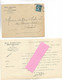 CORBEIL Essonnes Perforé D.u. (René Sargueil Huissier) Sur 25c Semeuse Avec Correspondance 1925  ....G - Brieven En Documenten
