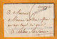 1779  - Marques Postales BESANCON & Bourgogne Manuscrite Sur Lettre Pliée De 3 P Entre Officiers Vers CHALONS Sur SAONE - 1701-1800: Vorläufer XVIII