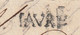 1763 - Marque Postale HAVRE Sur Lettre Pliée Avec Correspondance Vers ROUEN - 23 X 5 Mm - Taxe 4 Décimes - 1701-1800: Precursors XVIII