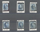 BELGIQUE - COB 7 - 20C BLEU PAPIER EPAIS MEDAILLONS - 12 TIMBRES OBLITERES - NUANCES DIVERSES - 1851-1857 Medallions (6/8)