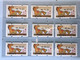 MACAU 2014 ATM LABELS, ZODIAC YEAR OF THE HORSE ISSUE SET OF 9 ALL FINE UM MINT - NAGLER N714 - Distributeurs