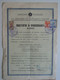 Bulgaria Kingdom Bulgarie 1942-ww2 Certificate For Nurse-Merciful Sister Red Cross W/Fiscal Revenue Stamps (ds579) - Francobolli Di Servizio