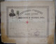 Bulgaria Bulgarie Bulgarije 1904 Trade School Course Certificate Document With Rare 1Lv. Fiscal Revenue Stamp (ds593) - Francobolli Di Servizio