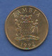 Zambia 10 Kwacha Ten Zambie Sambia Brass  Animals Coin Africa - Zambia