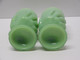 Delcampe - * 2 SUPERBES COQUETIERS PORTES PIQUES Ou Autre OPALINE VERTE PORTIEUX ?  E - Egg Cups