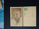 INDIA 1948 GANDHI COMMEMORATIVE POSTCARDS 3 DIFFERENT UNUSED MINOR BEND AND STAIN - Nuovi