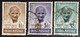 1948 - India - First Anniversary Of India - Mahatma Gandhi - 3 Stamps - Used - Usati