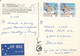 Australia Postcard Sent To Denmark 6-9-1988 The Glasshouse Mountains Sunshine Coast - Sunshine Coast