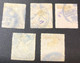 Cina China Dragone Chinese Imperial Post 1/2 + 1 + 2 + 3 +5 Centesimi Usato Fra.620 - Used Stamps