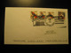 VIRGIN ISLANDS Poster Stamp TB Vignette MISTLETOE 1996 To Anderson Cancel Cover USA + 2 Other Label Tuberculose - Sonstige & Ohne Zuordnung