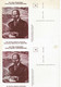 Postcard Ukraine 1964 T. Shevchenko, Underground Post, Uncut Two Sided Print ERROR - Ukraine & Westukraine