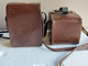 Delcampe - KODAK Appareil Photo Camera Brownie Flash +  Appareil Photo Brownie Starflash Camera Les 2 Dans Sa Housse Cuir D’origine - Appareils Photo