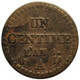 F10004.1 - FRANCE - 1 Centime Dupré - An 6 (petit) - 53/50 - 1795-1799 French Directory