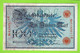 ALLEMAGNE / 100 MARK / REICHSBANKNOTE / 07 - 02 - 1908 / NUMERO ET SCEAU DE COULEUR ROUGE - 100 Mark