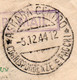 ITALIA - OCCUPAZIONI MEF - 5.12.44 - BUSTA DA ASMARA VERSO L'ITALIA - One Shilling + 1 D + 2 E 1/2 D. - British Occ. MEF