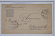 BB17  PORTUGAL  BELLE CARTE ENTIER    1896 LISBOA   A  CHEMNITZ  GERMANY SACHEN  +++AFFRANCH. INTERESSANT - Storia Postale