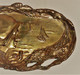 ART NOUVEAU VIDE POCHE EN BRONZE DORE UNE BRETONNE BATEAUX DE PECHE POISSONS TBE  SIGNE CHALONS SUR MARNE - Art Nouveau / Art Déco