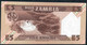ZAMBIA  P25a 5 KWACHA 1980  #3/C   Signature 5      UNC. - Zambia