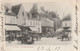 SAINT AMAND - LA PLACE DU MARCHE - BELLE CARTE - PRECURSEUR - TRES TRES ANIMEE - COMMERCES - 2 SCANNS - - Saint-Amand-Montrond