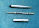 PENNA SFERA AURORA 98 ARGENTATA SATINATA 1963 ITALIAN VINTAGE BALLPOINT PEN - Stylos