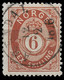 1872 NORWAY NORWEGEN - 6 Sk - Mi.Nr. 20 USED - GEBRAUCHT - Kat- €50 - Usati