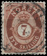 1872 NORWAY NORWEGEN - 7 Sk - Mi.Nr. 21 USED - GEBRAUCHT - Kat- €65 - Oblitérés