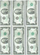 USA - 6 BILLS OF 2.00 $  YR 2003 - 1 BILL OF 5,00 $ YR 2006  - 1 BILL OF 20,00 YR 2004   the 6 OF 2 $ Are Of PRESIDENT J - Verzamelingen