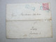 1868   , HALLE , Klarer Blauer Stempel Auf Brief , Altersspuren - Ganzsachen