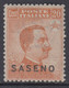 ITALY - SASENO N.3 -  Cat. 400 Euro - CENTRATISSIMO - GOMMA INTEGRA - MNH** - Saseno